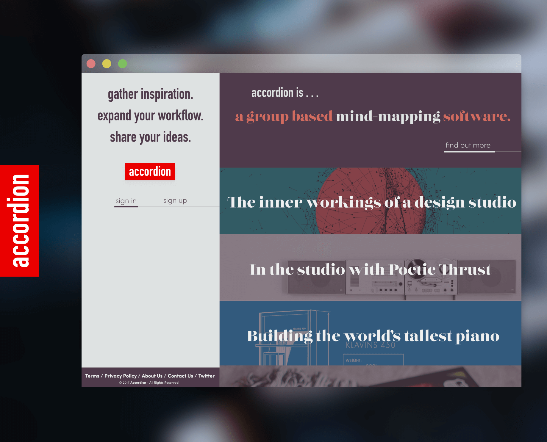 Accordion — UX case study