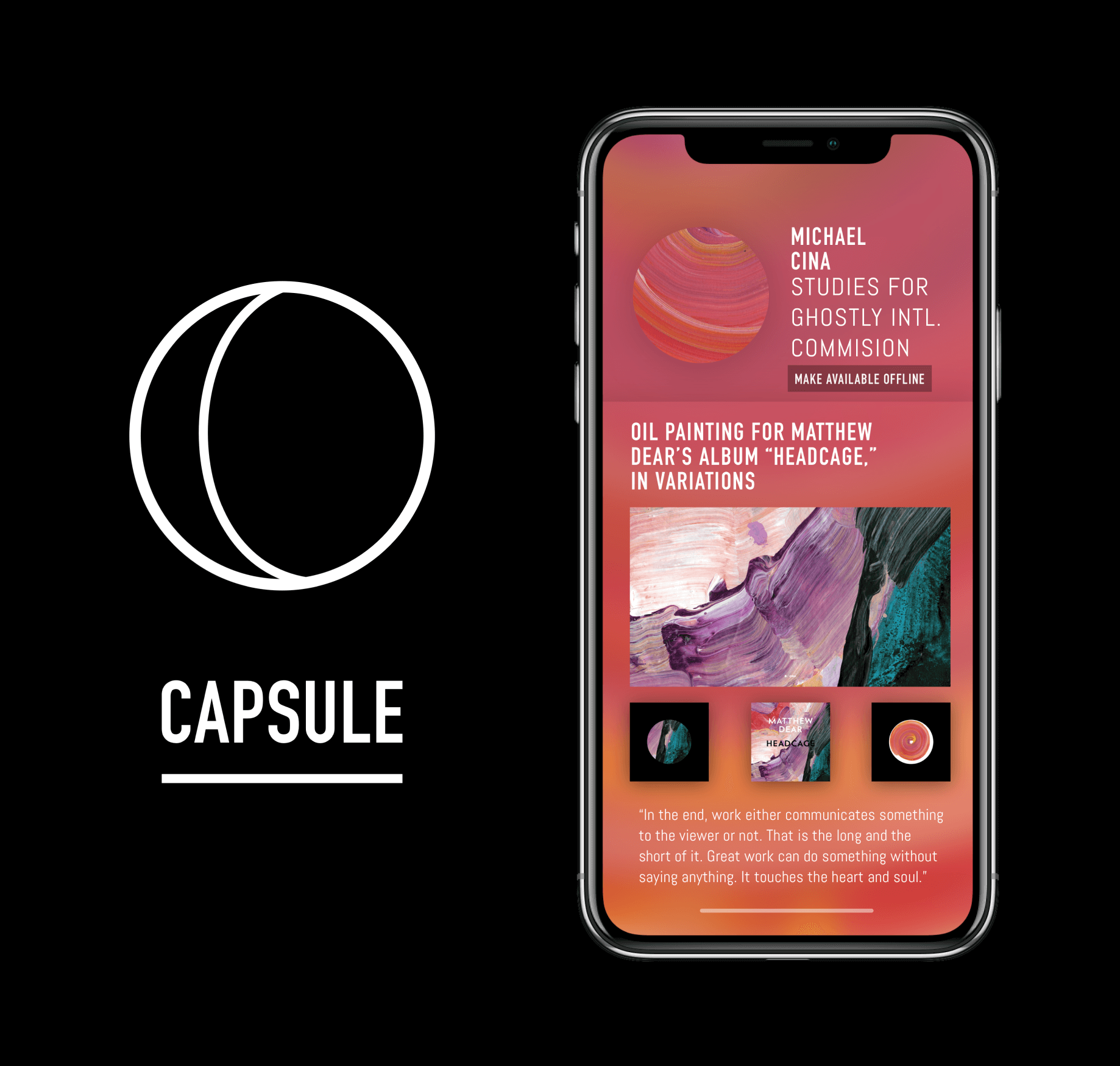 Capsule — UX case study