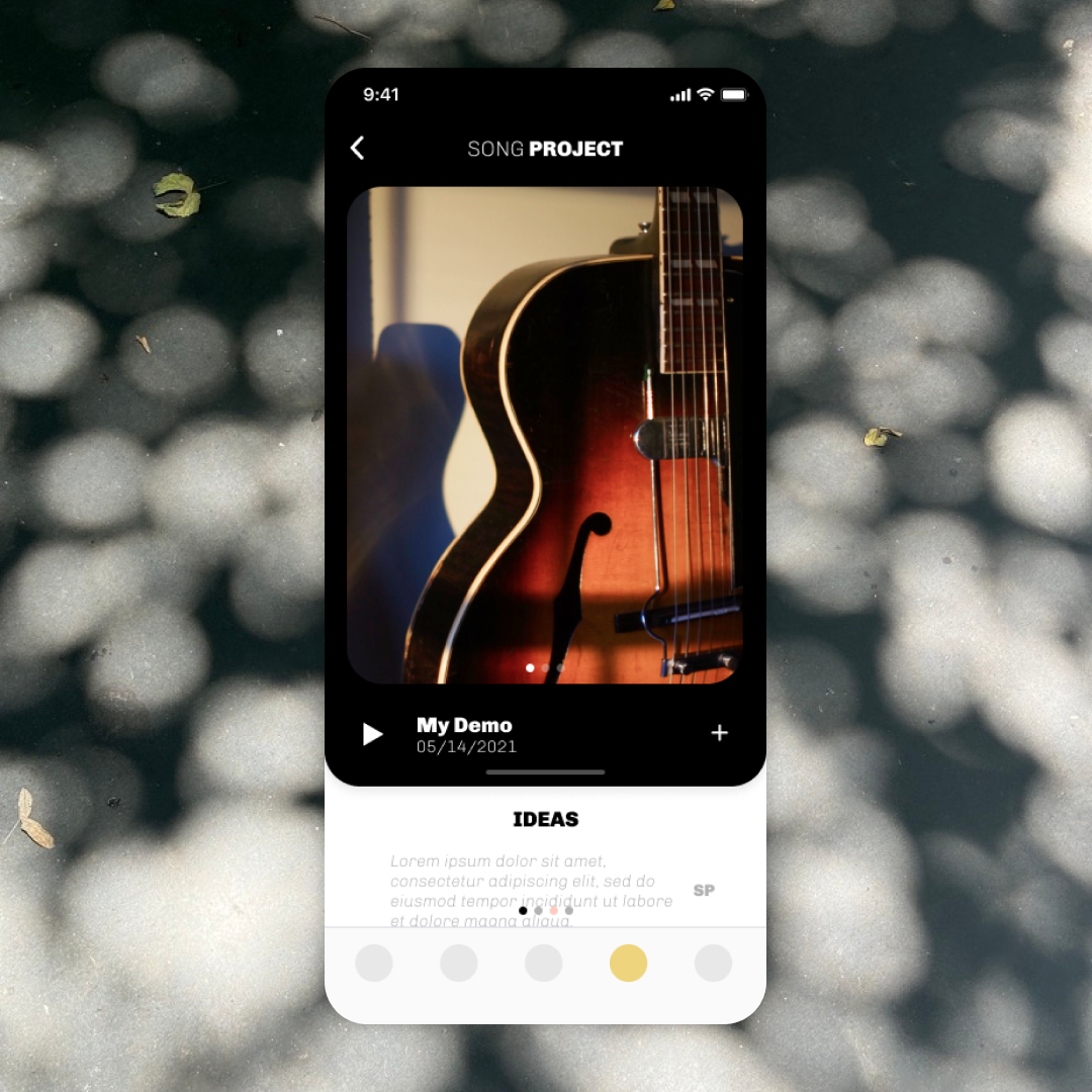 Expressionist — startup app concept, product design and Figma wireframing