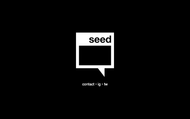 Seed Worldwide — brand landing page